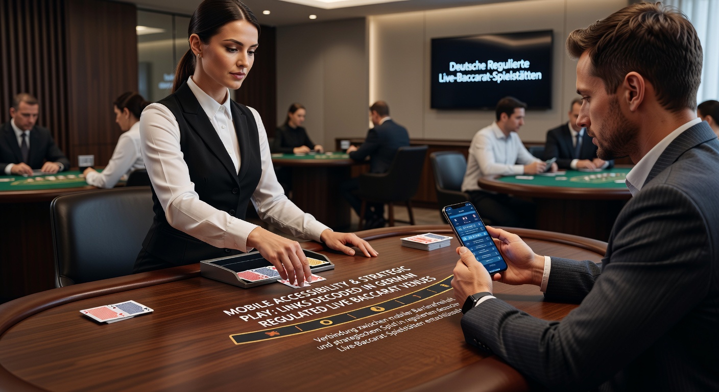 Mobile Schnittstellen und Live-Baccarat-Tische in deutschen regulierten Umgebungen
