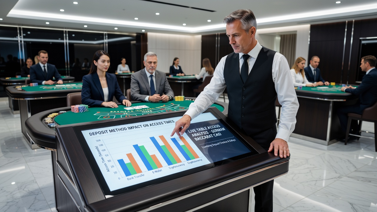 Vergleich von Transaktionszeiten bei verschiedenen Zahlungsmethoden für Baccarat-Live-Tische