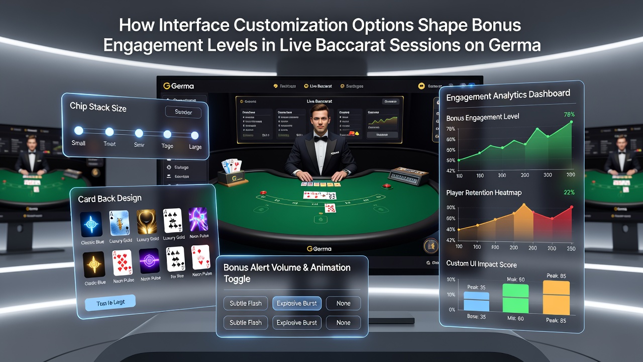 Beispiel für angepasste Bonus-Tracker und Wettsteuerungen in einer deutschen Live-Baccarat-Sitzung