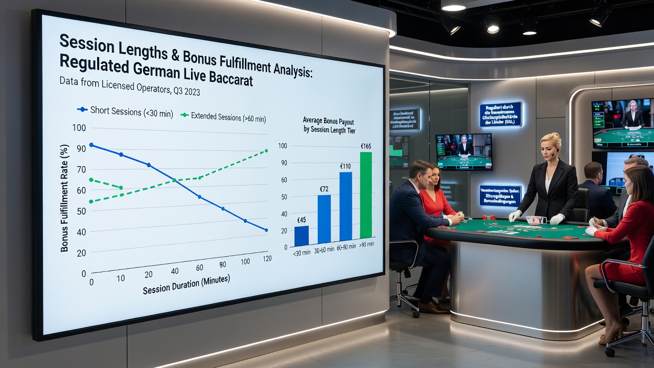 Analyse-Dashboard mit Session-Statistiken für Live-Baccarat-Boni auf einer deutschen regulierten Plattform