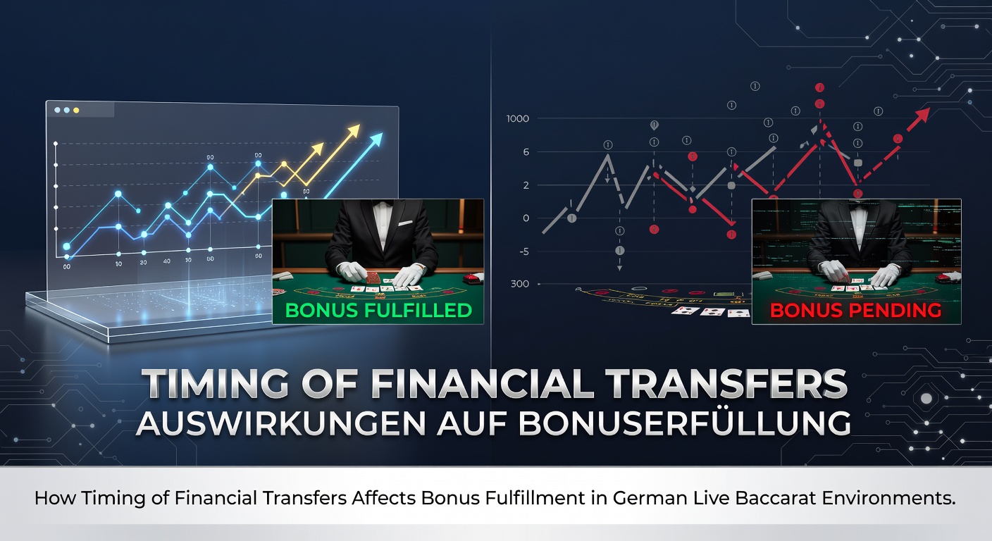 Darstellung von Transaktionsabläufen in Live-Baccarat-Plattformen mit Fokus auf zeitliche Abläufe und Bonusmechanismen