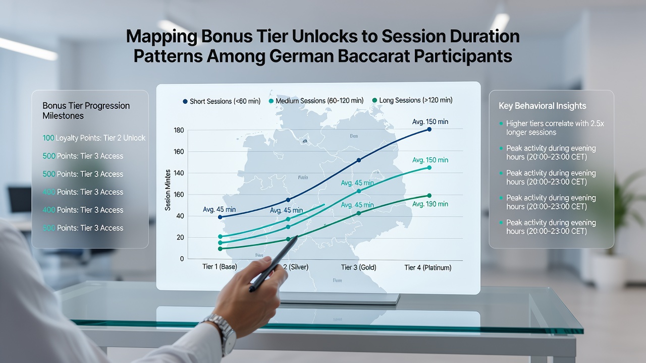 Darstellung von Korrelationen zwischen Bonus-Tiers und verlängerten Baccarat-Sitzungen auf deutschen Plattformen