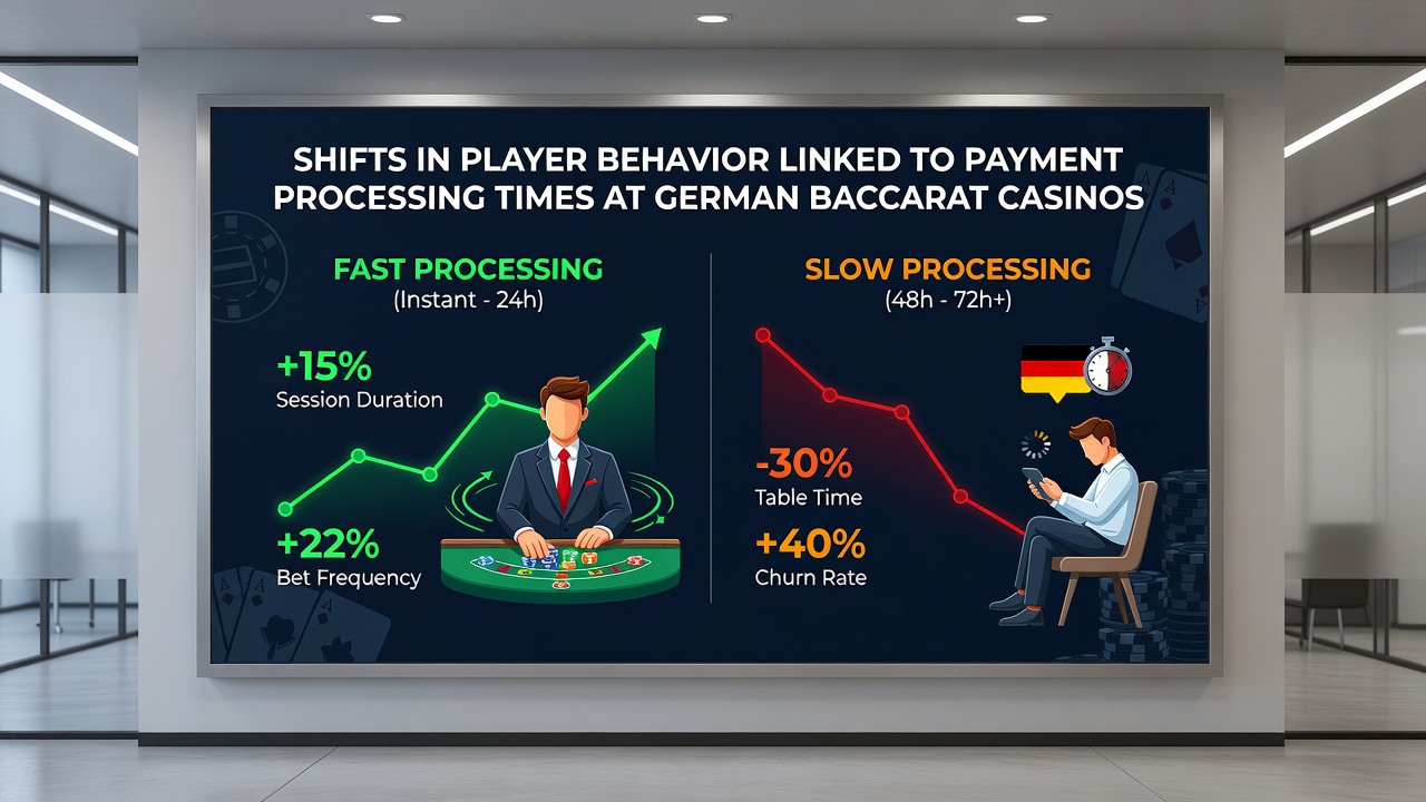 Illustration von Spielerverhalten und Zahlungsflüssen bei Baccarat in deutschen Casinos