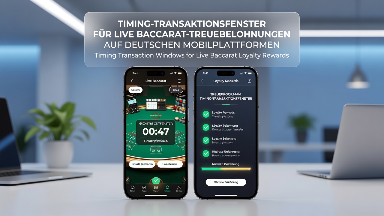 Mobile Transaktionsabläufe und Treuebelohnungen bei Live-Baccarat
